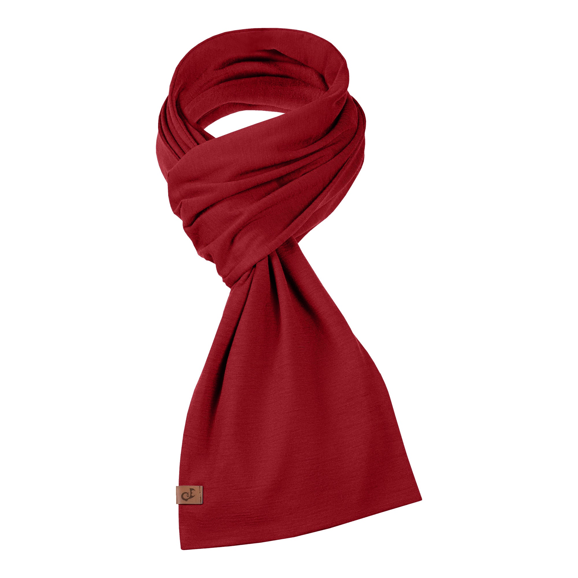 Damhalsduk i merinoull Royal Cherry