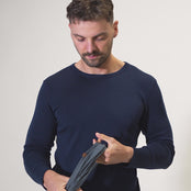 Herr Merino Halskrage Perfekt Grå