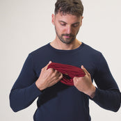 Herr Merino Halskrage Royal Cherry / Röd