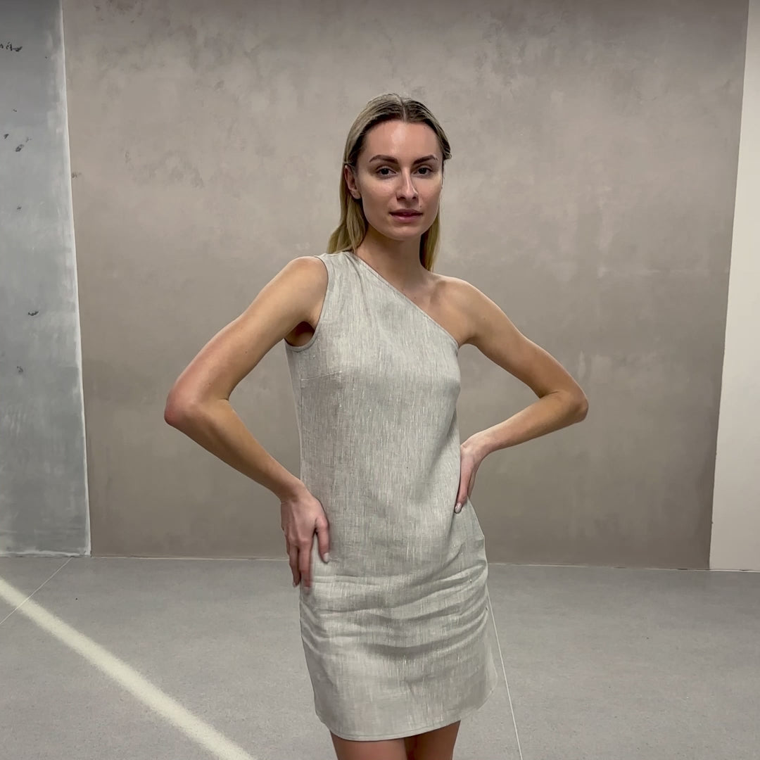 One Shoulder Klänning Judith