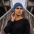 Kvinno Merino Huvudband Denim
